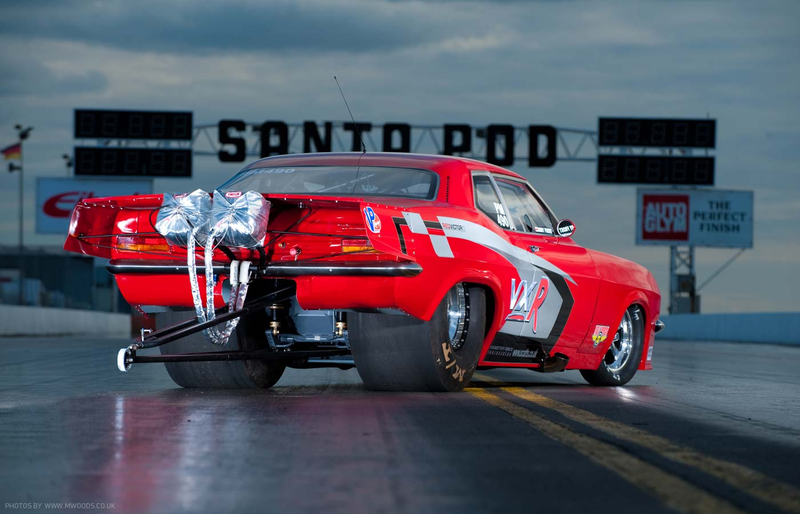 Illustration for article titled "Red Victor 3", UK Self-declared Fastest Road Legal Car In The World.